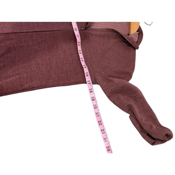 Nau Womens Wool Blend Half Zip Base Layer Top Brown Rose Womens XS - Picture 6 of 9